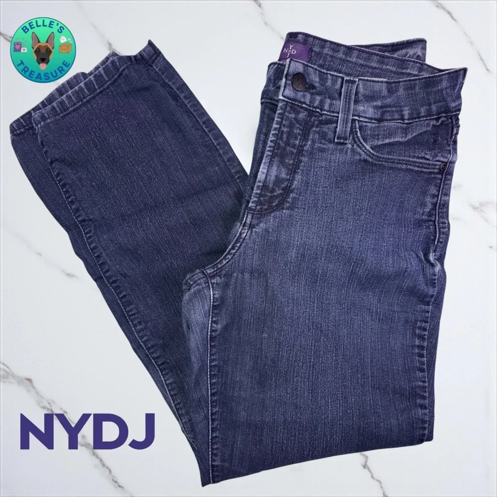 NYDJ Not Your‎ Daughters Jeans Women's 8 Skinny Ankle Lift Tuck Stretch 28x29